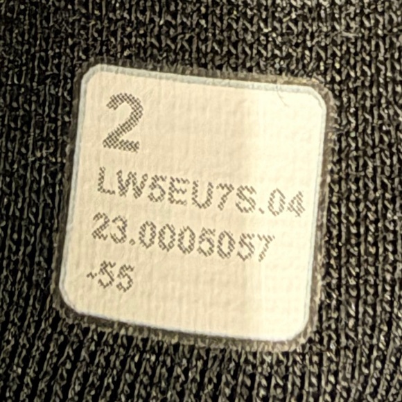 NWOT Lululemon Align Ribbed High-Rise Pant 28" Black - Picture 4 of 6